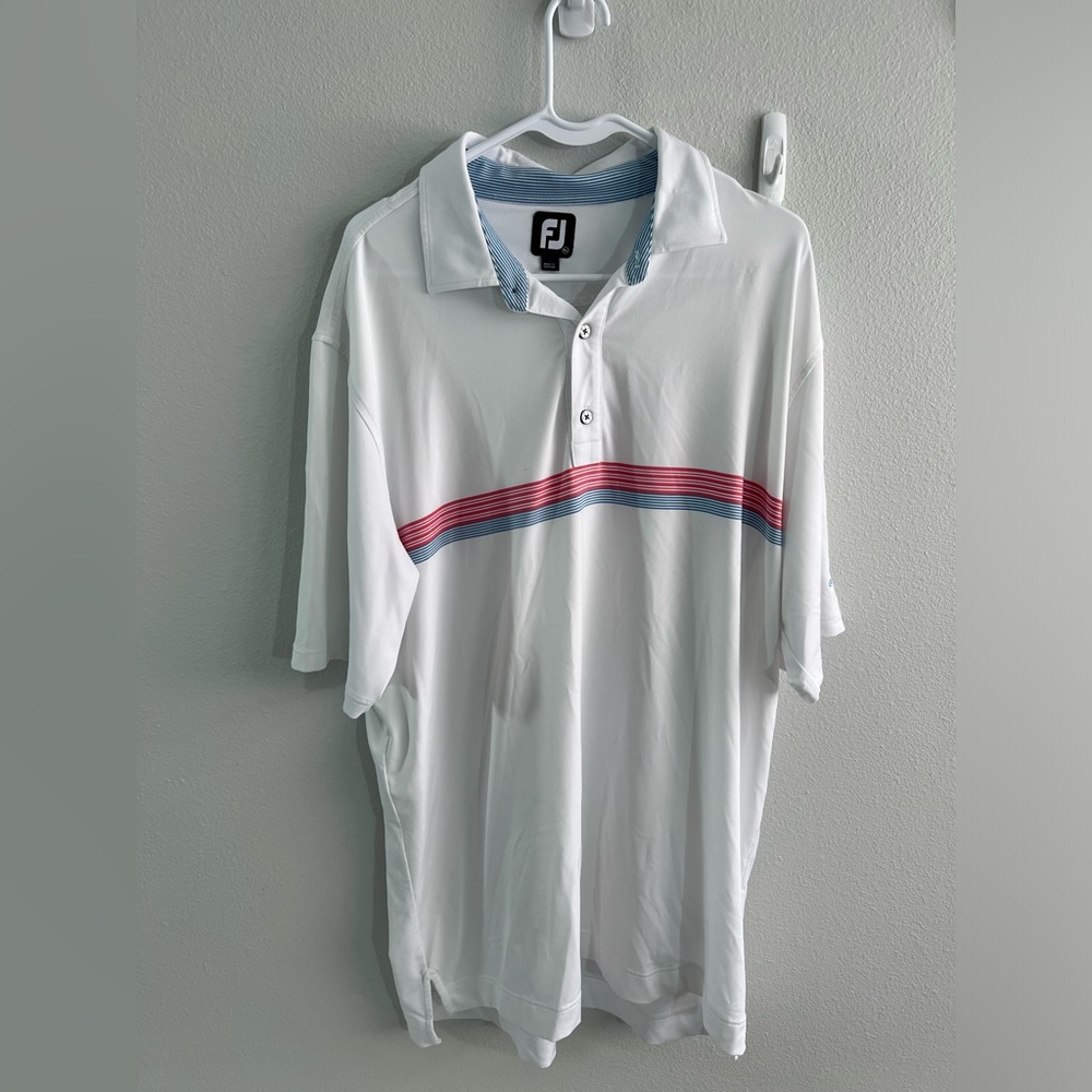 Footjoy white polo size‎ XL